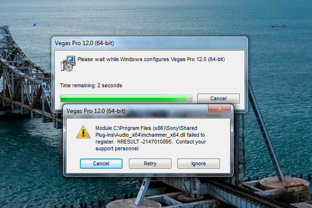 Failed to get module. Module c program files sony vegas pro failed to register. сони вегас не устанавливается на виндовс 10.