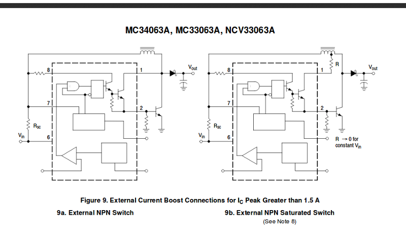 MC33063ADR2G, Микросхема регулятор напряжения импульсный (SOIC-8) ON Semiconduct