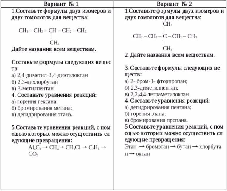 составьте формулы 2 3 дихлорбутан