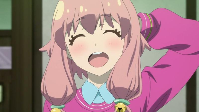 Anime girl happy gif