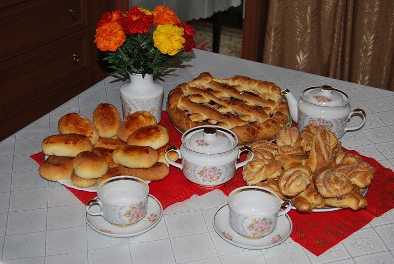 Картинки с пирожками доброе утро, день