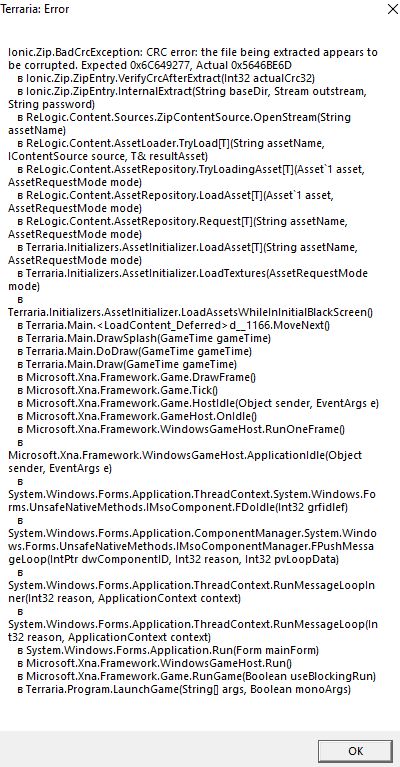 Terraria error microsoft xna. Ошибка террария. ошибка в террарии system. террария ошибка microsoft xna. ошибка при запуске террарии.