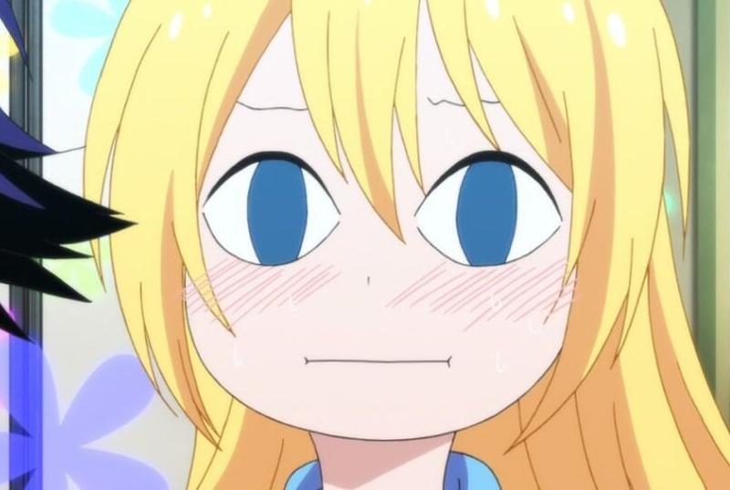 Anime girl poker face