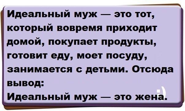 Идеальный муж прикольные картинки