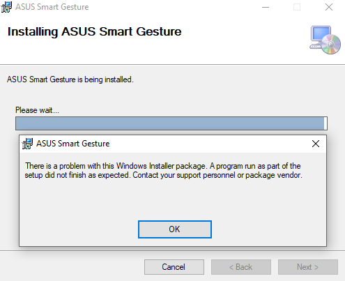 Не устанавливается asus. Не устанавливается asus