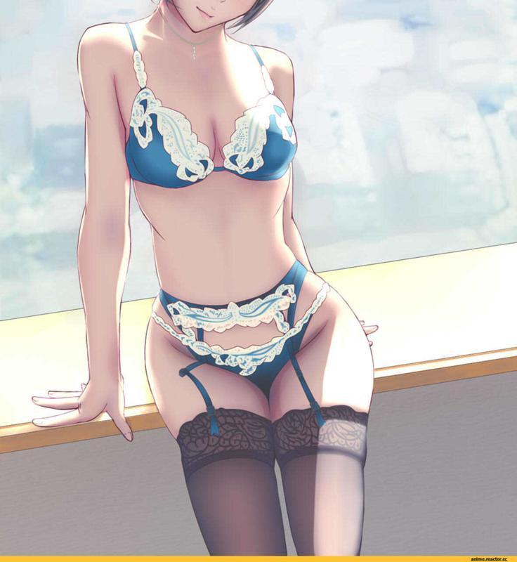 Cute skinny anime lingerie