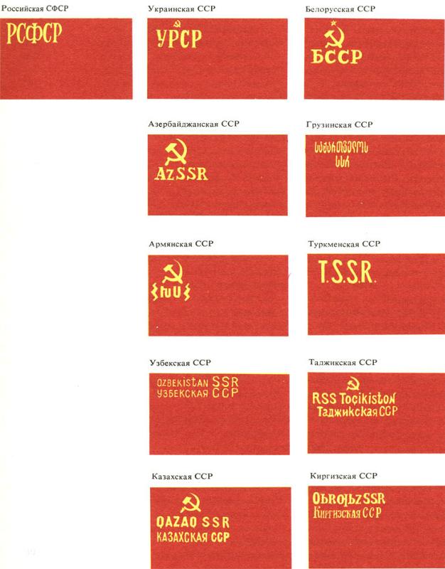 Флаги советских республик ссср фото и название Ответы Mail.ru: Какой шрифт используется здесь?