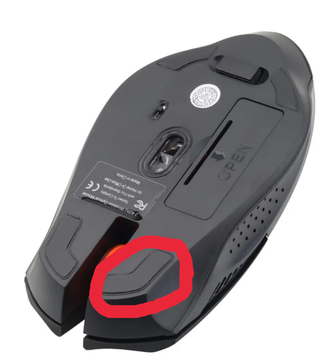 Ответы Mail: Что делать если профукал эту штучку на мышке? Она ...