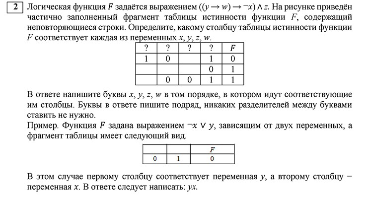 ЕГЭ инфо 2 задание, помогите пожалуйста | Ответы Mail