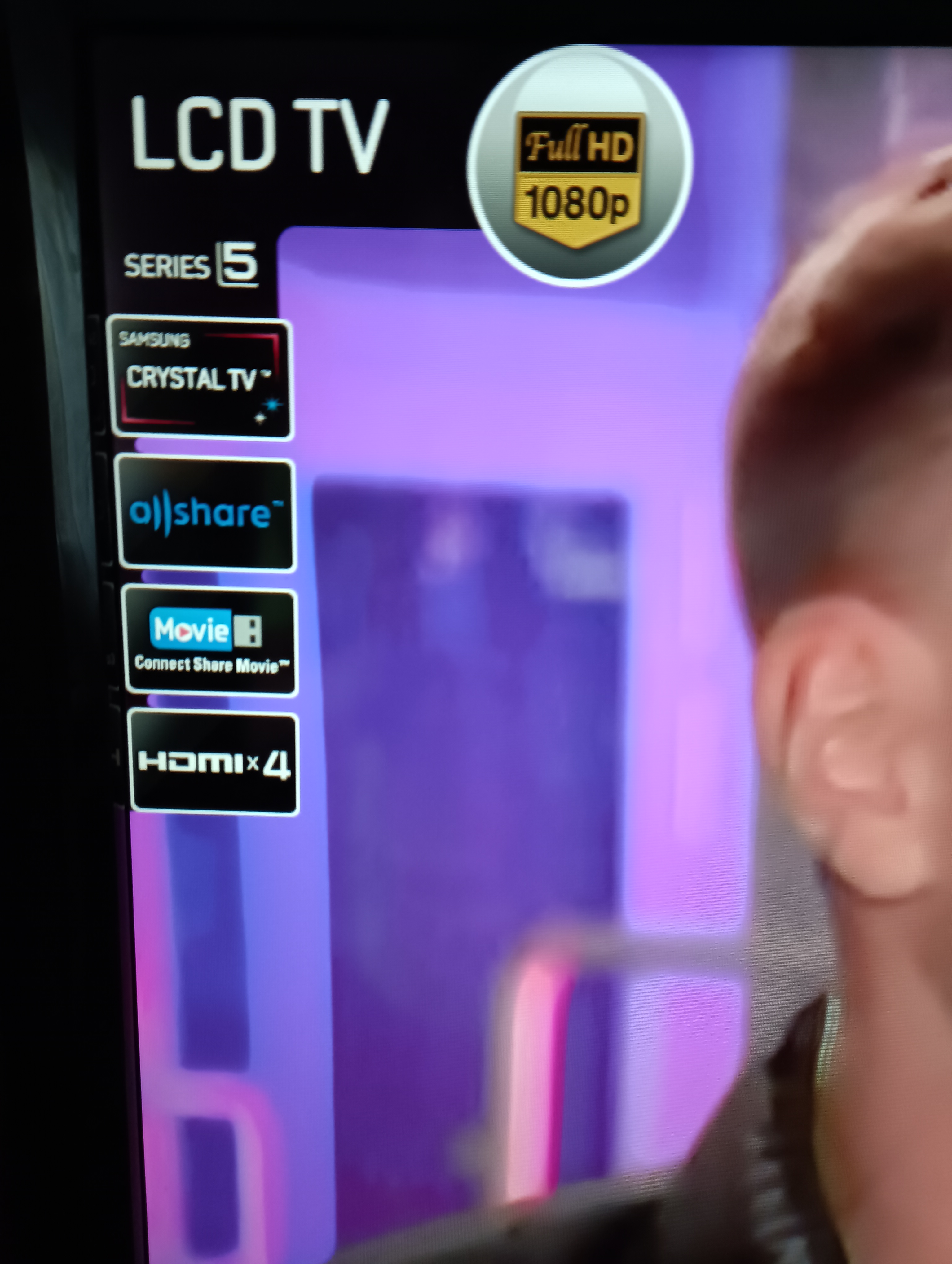 Как убрать эту надпись с телевизора? | Ответы Mail