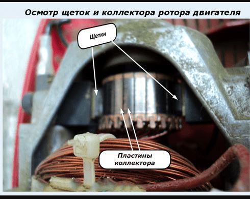 Как снять щетки с электродвигателя