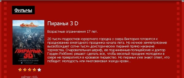 пираньи 3d полный фильм