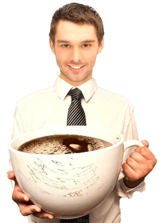 парень подает кофе. парень предлагает чай. кофейня бариста. парень с кофе. человек пьет кофе.