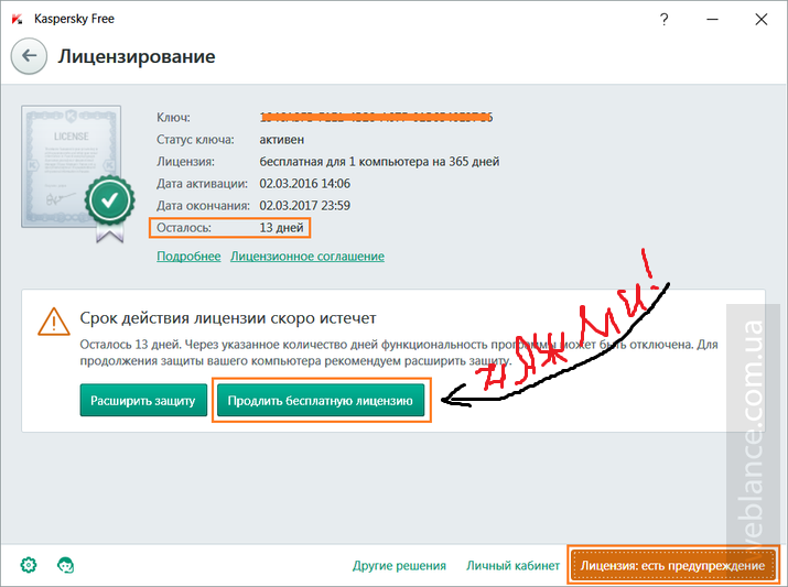 Работает ли касперский после окончания лицензии