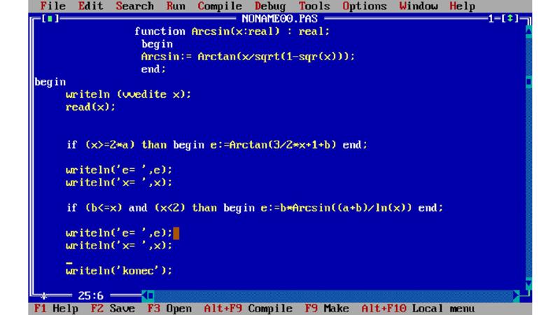 Pascal 7. Среда программирования turbo pascal. Pascal 7. Pascal 7. Turbo pascal 7.