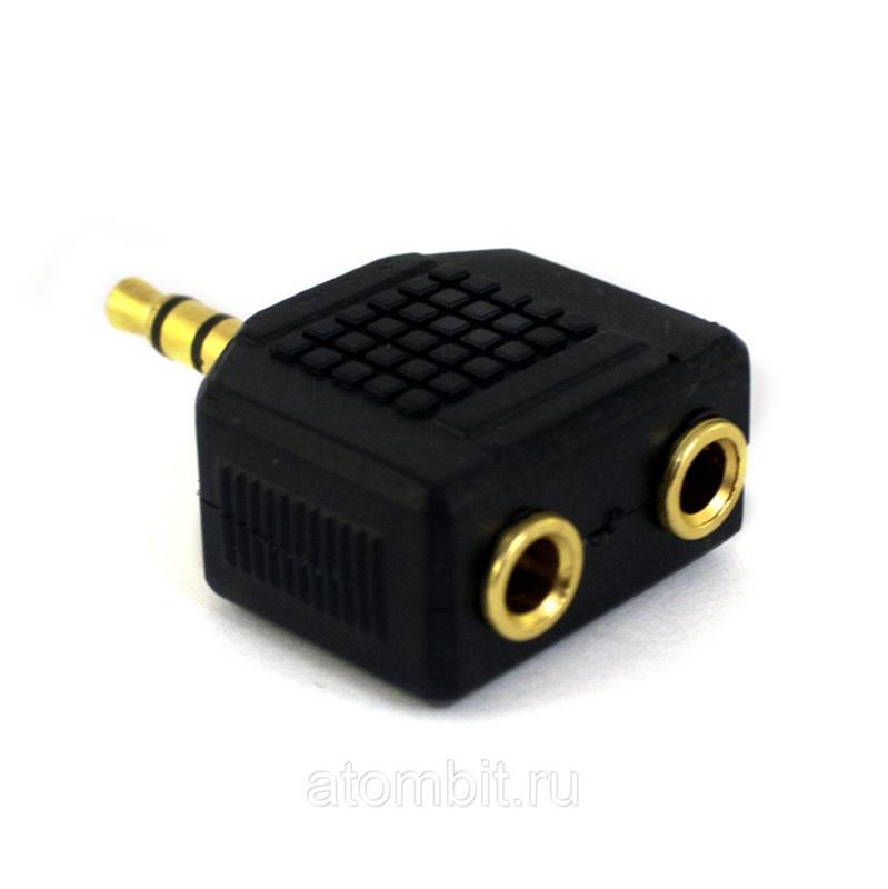 5mm jack headphone+mic audio splitter. 5. 5 jack разветвитель аудио сплиттер. 3. Mic 3.