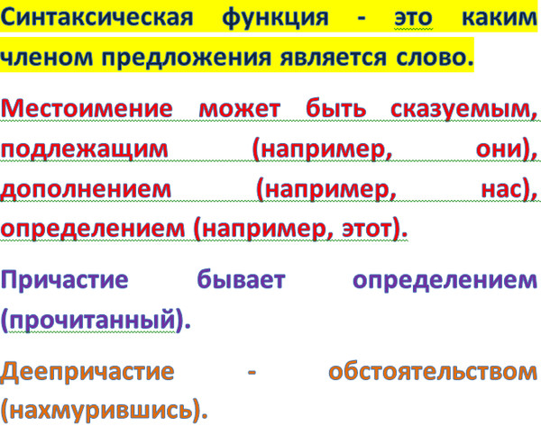 порядок слов синтаксическая функция в русском языке опухоли