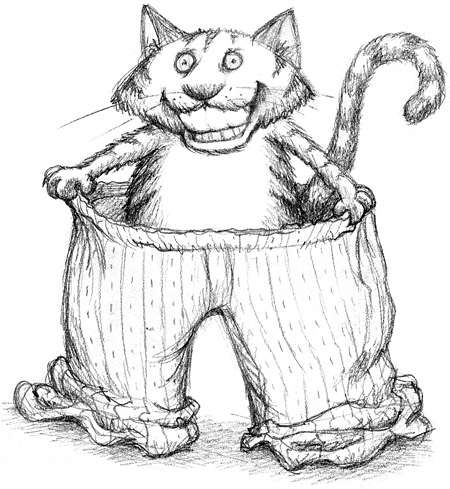 Котики карандашом смешные