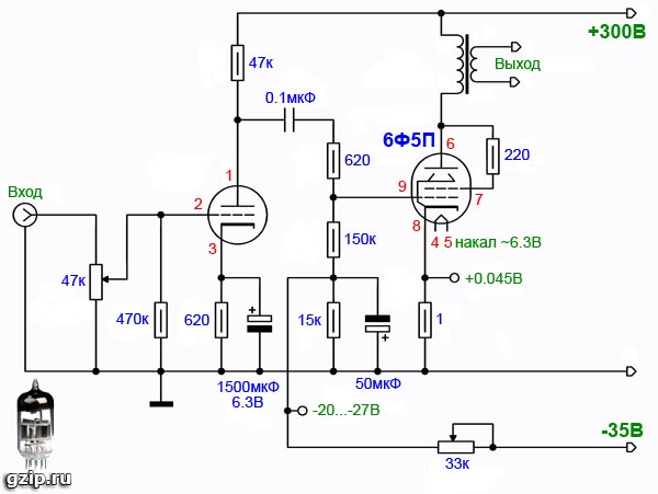 Форум РадиоКот * Просмотр темы - Ламповый усилитель начального уровня