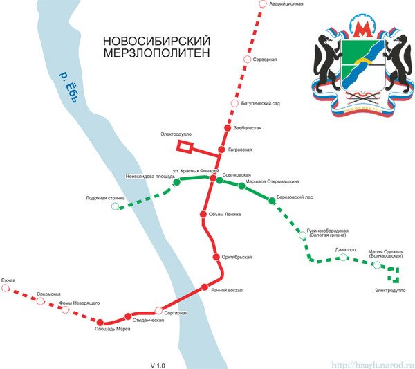 Особенности Новосибирского метро (Алексей Кабардин) / Стихи.ру