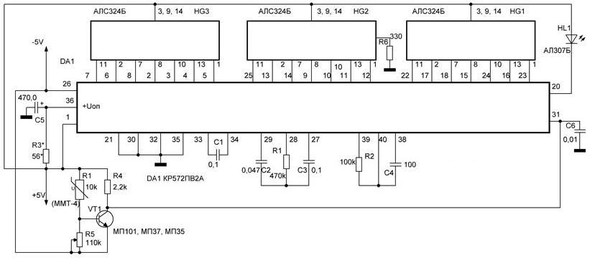 Ответы : инженеры. подкиньте схемку просто термометра диапазон измерения
