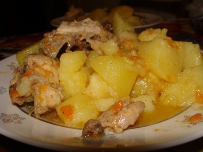 блюда из филе куриного с картошкой