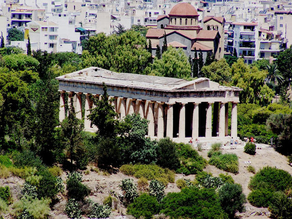 Храм гефеста в афинах фото
