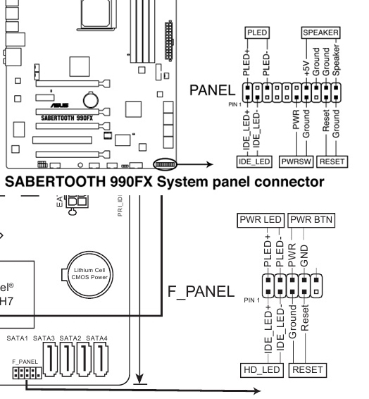 Подключение передней панели msi ms 7529