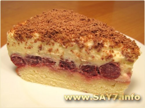 Нежный меренговый торт с малиной - пошаговый рецепт