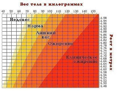 Таблица сиськи по весу Таблица сиськи по весу