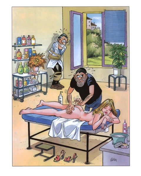 Массаж кезінде трусики болмайды