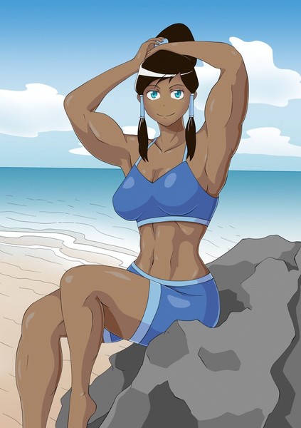 Kora in bikini