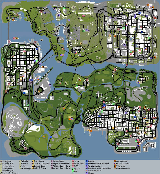 Ответы Mail.ru: Где находится военая база в GTA San andreas