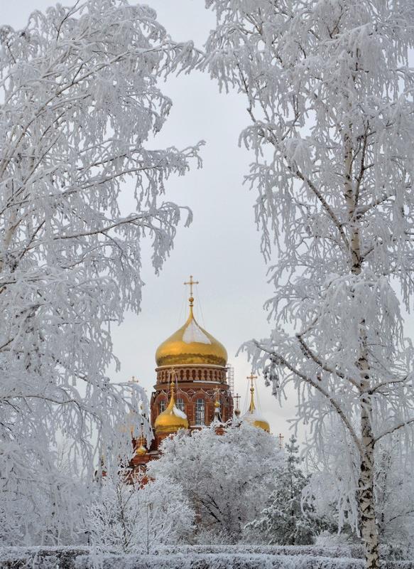 Православные храмы зимой фото