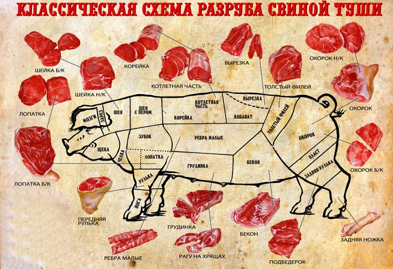 Как правильно разобрать поросенка