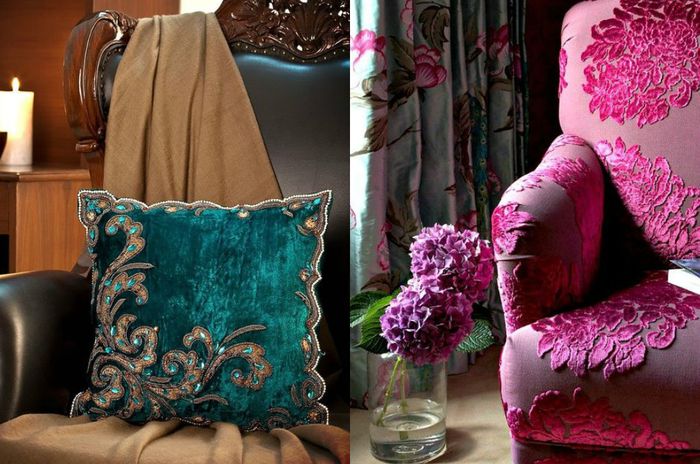 бархат декор. интерьерная краска для стен. гостиная в красном цвете. ювелирные украшения на бархатной подушке. декор на бархате.